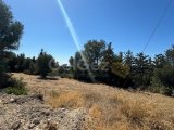 Girne karaagaçta satılık önü kesilmez deniz manzaralı arazi