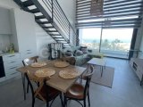 Girne Esentepe’de kiralık 1+1 loft lüks daire sunvalley sitesinde