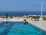 Girne Esentepe’de kiralık 1+1 loft lüks daire sunvalley sitesinde