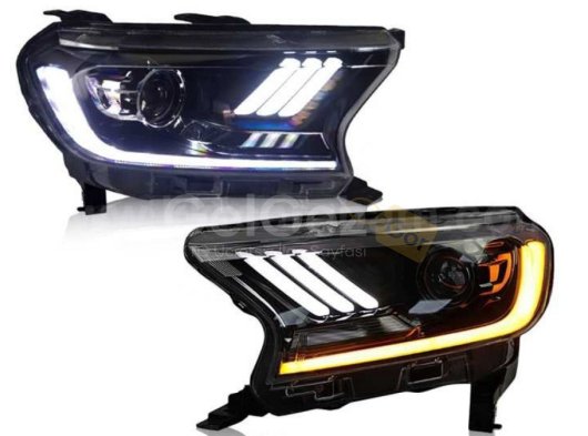 Ford Ranger Uyumlu Yedek Parça T7 T8 Mustang Led Far Seti
