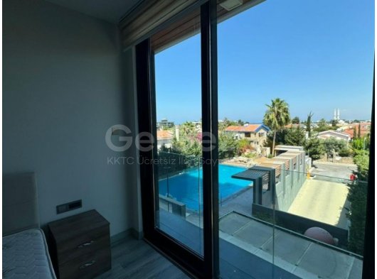 Girne merkezde kiralık lüks daire