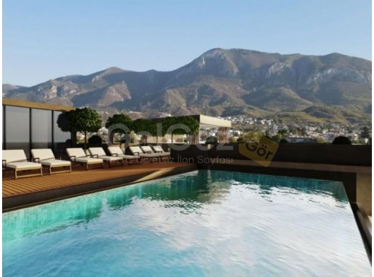 Girne merkezde lüks ve premium sınıf dublex daire