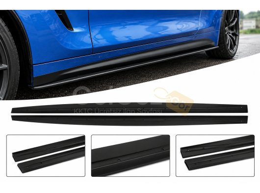BMW F32/F33 M Performance Yan Lip Parlak Siyah