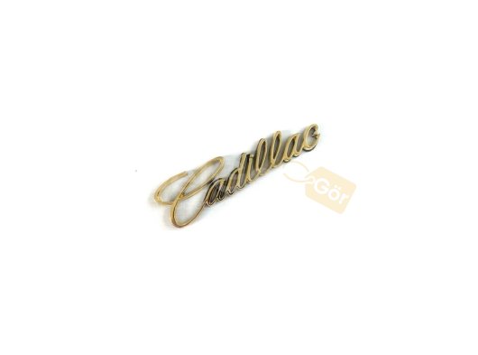 Cadillac İmza Model Golden Bagaj Yazısı