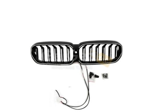 BMW G30 LCI M5 Beyaz LED'li Panjur Parlak Siyah
