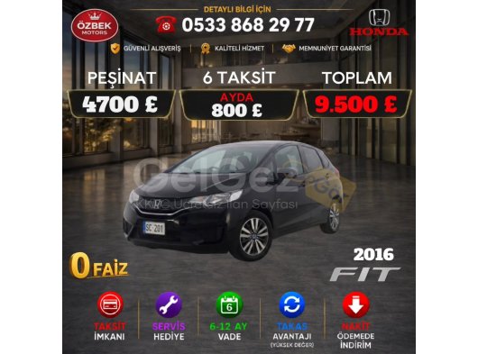 2016 Model Otomatik Honda Fit