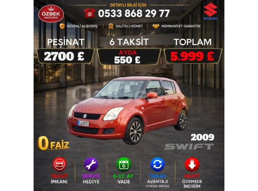 2009 Model Otomatik Suzuki Swift