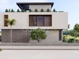 Girne Çatalköy'de modern mimari satılık villa