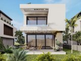 Girne Çatalköy'de modern mimari satılık villa