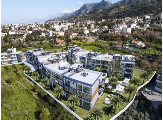 Girne Laptada 2+1 satılık penthouse