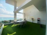 BOGAZ/İSKELE'DE MUHTEŞEM DENİZ MANZARALI, TAMAMEN EŞYALI 3 YATAK ODALI DUBLEKS DAİRE