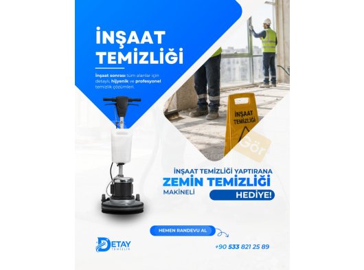 Inşaat Bitti, Temizlik Derdi Başladı Diye Düşünmeyin!