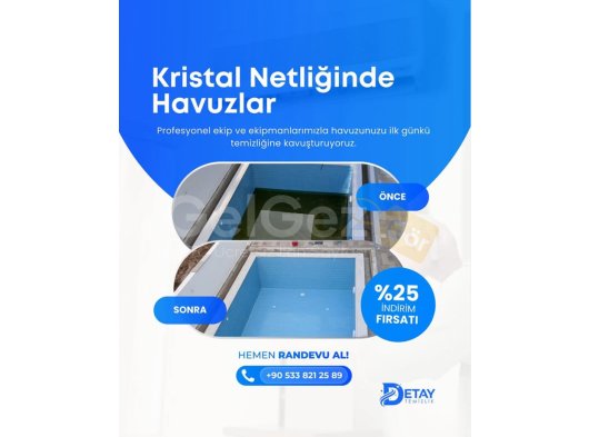 Kristal netliğinde, sağlıklı ve hijyenik havuzlar artık çok kolay