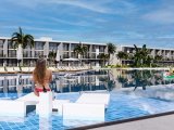 BOĞAZ'DA pelüş bir tatil beldesinde özel havuzlu 3 yatak odalı FERAH DAİRELER