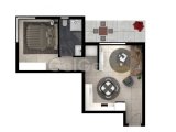 STUDIO MODERN OFF PLAN APARTMENTS IN 5 TOWERS RESIDENTIAL COMPLEX BOGAZ WITH INTEREST FREE PAYMENTS