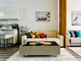 İskele Long Beach'te Eşyalı 1+1 Daire - Şehir ve Deniz Manzarası ile Satılık!