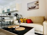 İskele Long Beach'te Eşyalı 1+1 Daire - Şehir ve Deniz Manzarası ile Satılık!