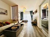 İskele Long Beach'te Eşyalı 1+1 Daire - Şehir ve Deniz Manzarası ile Satılık!