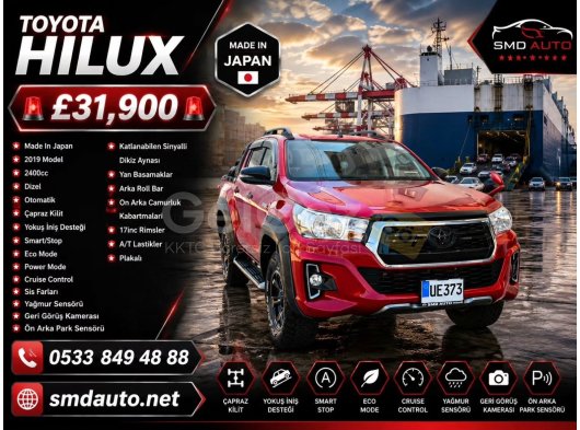 TOYOTA HILUX 2019 OTOMATIK