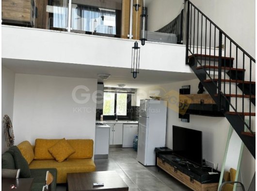 Girne'nin Alsancak bölgesinde satılık 1+1 Loft daire: