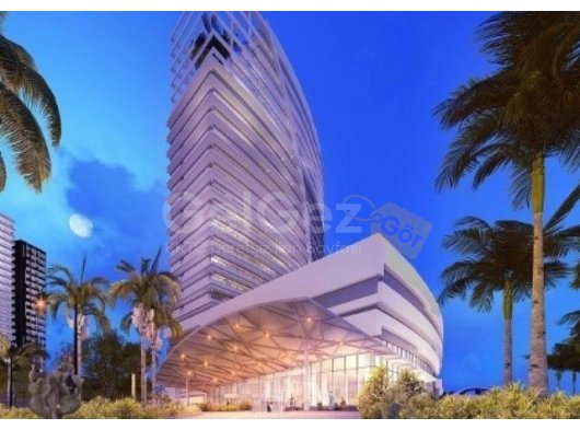 ISKELE, LONG BEACH'TE AÇILAN İLK 7 YILDIZLI TATİL KÖYÜNDE YER ALAN DEĞERİNDE 2 YATAK ODALI DAİRE