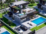 TATLISU'DA TATİL TARZI BİR REZİDANS İÇİNDE, ÇATI TERASI VE SONSUZLUK HAVUZU BULUNAN LÜKS 3 YATAK ODALI BUNGALOV