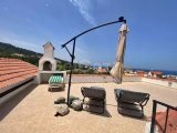 ESENTEPE'DE DENİZ MANZARALI, ÇATI TERASLI VE ORTAK HAVUZLU, 2 YATAK ODALI, 2 BANYOLU, BÜYÜLEYİCİ BUNGALOV