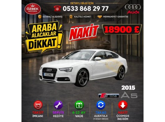 2015 Model Otomatik Audi A5