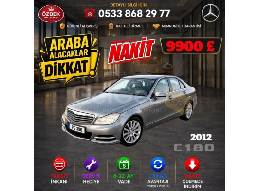 2012 Model Otomatik Mercedes-Benz C Serisi