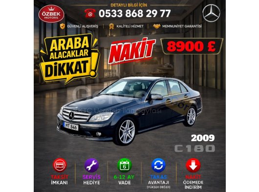 2009 Model Otomatik Mercedes-Benz C Serisi