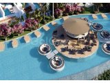 5 YILDIZLI BAHAMAS TATİL KÖYÜNDE BULUNAN YEPYENİ, DENİZ MANZARALI 2 YATAK ODALI ÇATI KAT DAİRESİ