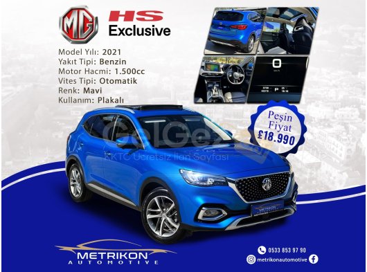2021 Model Otomatik MG HS