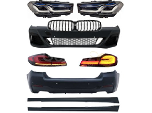 Bmw G30 Makyajsız Uyumlu Lci M Sport Dönüşüm Seti (Laser Far)