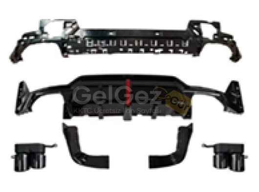 Bmw G20 Lci Ledli Difüzör + Egzoz Ucu