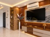 Girne Merkez Nezih Bölgede Sıfır Site İçinde Full Manzaralı, Bahçeli, Ortak Havuzlu Lüks Kiralık 3+1 İkiz Villa