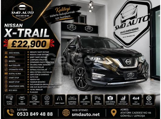 NISSAN XTRAIL 4X4 OTOMATIK 2022 MODEL