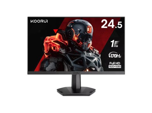 KOORUI 24.5" 25E3A 1MS 170HZ SİYAH GAMING MONITÖR