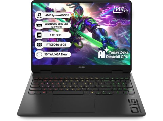 HP OMEN C12CPEA AI 16" R9-365 32GB 1TBSSD RTX5060-8GB 144Hz WUXGA DOS