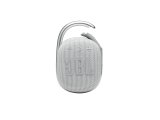 JBL Clip 4 Bluetooth Portable Speaker with Integrated Carabiner IP67 Waterproof and Dustproof White
