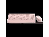 DAXİ MK-260 Klavye Kablosuz Set 2.4GHz Pembe Q TR Comfort Touch Combo Pad Hediyeli