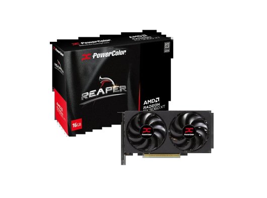 PowerColor Reaper RX9060XT 16G-A 16GB 128Bit GDDR6 2xDP, 1xHDMI