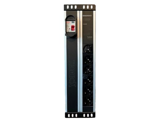 Trimbox Rack Kabinet Nötr-Toprak Regülasyonlu 6lı Koruma Prizi Universal