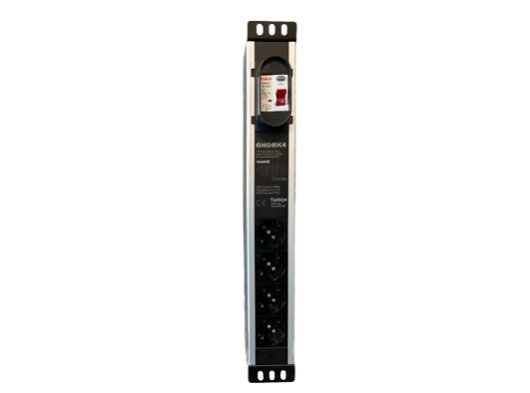 Trimbox Rack Kabinet Nötr-Toprak Regülasyonlu 4lü Koruma Prizi Universal