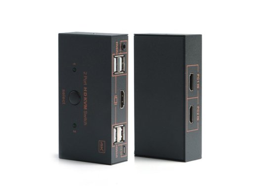 DARK 2xHDMI 4xUSB KVM SWITCH 4K 30Hz EKRAN ÇOKLAYICI
