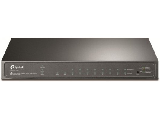 TP-LINK OMADA TL-SG2210P 8PORT GIGABIT + 2X1GB SFP UPLINK JETSTREAM YÖNETİLEBİLİR 61W POE SWITCH