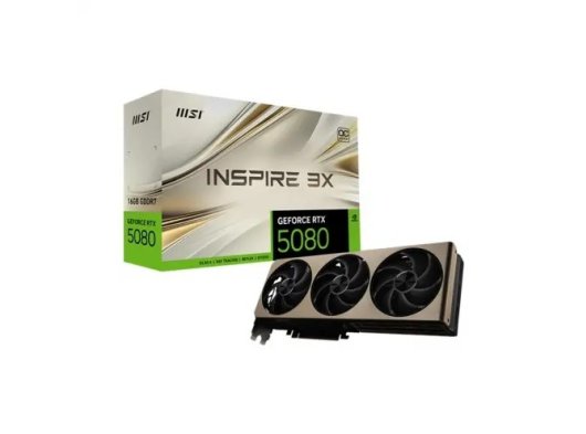 MSI VGA GEFORCE RTX5080 16G INSPIRE 3X OC 16GB GDRR7 256Bit DX12