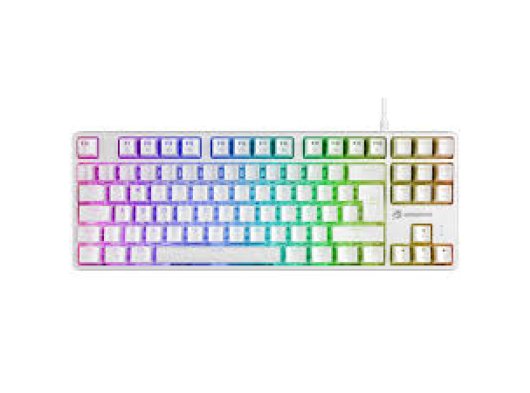 GAMEBOOSTER G23W ENIGMA RGB RED SWITCH MEKANIK BEYAZ GAMING KLAVYESI