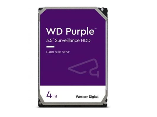 WD PURPLE 3.5'' 4TB 64MB 5400rpm SATA3 HDD Kamera Güvenlik Disk
