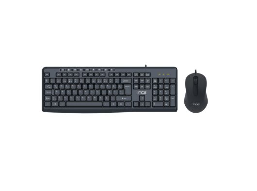 Inca IMK-372T Wired Slim Design Soft Touch Q Keyboard&Mouse Set