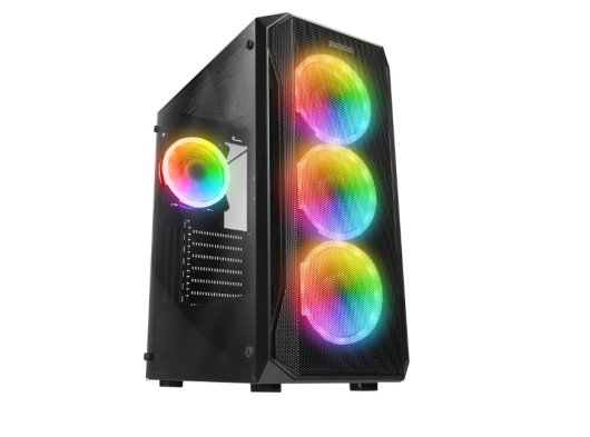 AMD RAYZEN 7-5700X 16GB 512Nvme RTX3050-6GB 650W GAMING PC